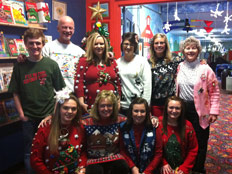 Staff Christmas Sweater Party