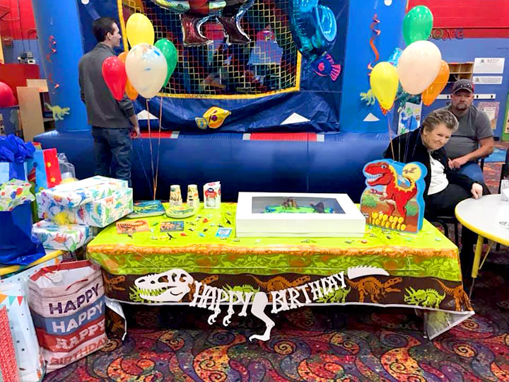 Birthday Party With Bounce House Party Rental Space in Carterville, Illinois at Robin's Nest Learning Center